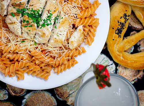 Pasta rosa con pollo Europizza